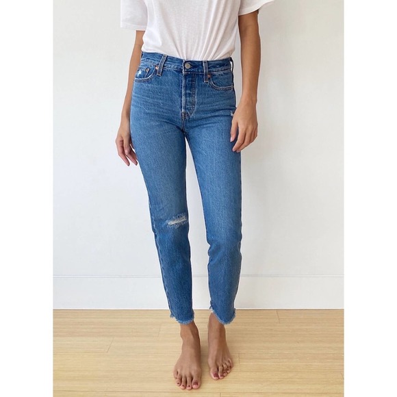 NEW Levi’s Premium Wedgie Icon Straight Jeans (size 27) - Picture 6 of 12